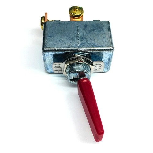 NEW High Current 50 Amp 12-14 Volt DC Automotive SPST Red Toggle On-Off Switch - Picture 6 of 6