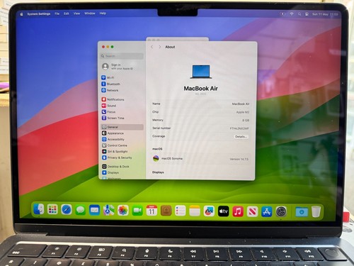 Apple MacBook Air 2022 13.6” - M2 Chip, 8GB, 256GB SSD BLUE COLOR - Afbeelding 3 van 14