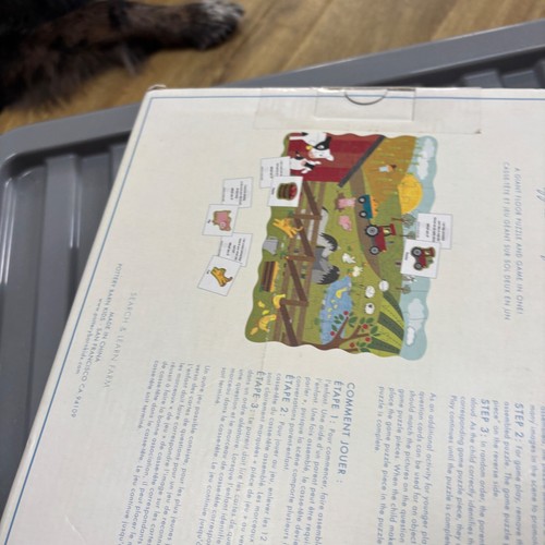 Pottery Barn Kids Giant Floor Jigsaw Puzzle Farm Animals - Picture 7 of 7