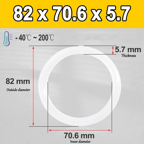 Metric VMQ Silicone Rubber O-Rings Seals 5.7mm Cross Section 13.6 - 678.6mm ID - Picture 47 of 154