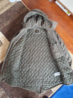 Carhartt WIP Clash Parka Hooded Canvas Jacket sz M | eBay