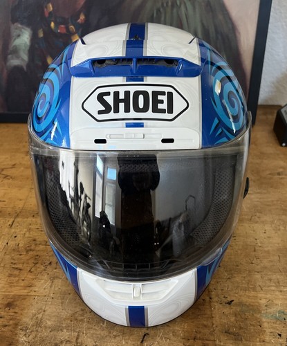 Vintage Shoei X-11 Kagayama 2 Full Face Road Bike Motorcycle Helmet/Blue Size L - Picture 2 of 11