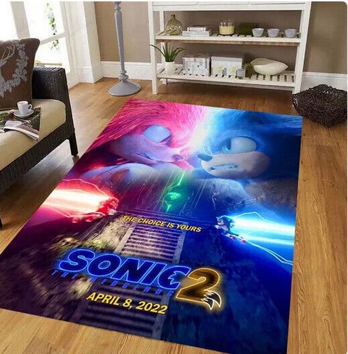 2026 Sonic The Hedgehog Antirutsch Teppich Wohnzimmer Home Dekoration Matte-- - Bild 59 von 59