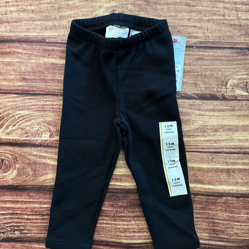 Cat & Jack 12 Months Girl’s Outfit Long Sleeve Too & Black Lined Leggings Bx8 - Picture 8 of 11
