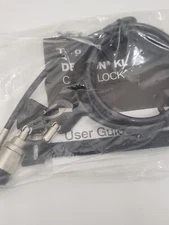 Targus DEFCON KL Cable Lock, 6 ft., Black ASP48USX  New