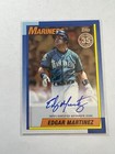 2025 Topps Series 1 Auto Gold 1990 35th Anniversary Edgar Martinez  25/50 SEA