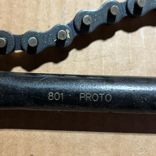 PROTO Professional 801 Chain Wrench Drop Forged Steel 12" long - C - Picture 2 of 5