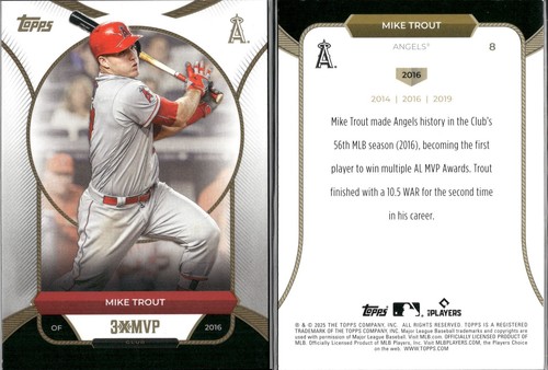2025 Topps Welcome to the Club MVP Shohei Ohtani Barry Bonds Mickey Mantle SSP - Picture 20 of 82