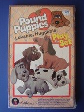 VINTAGE POUND PUPPIES COLORFORMS PLAYSET 690 LOVABLE HUGGABLE 1985 NEW SEALED