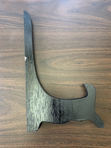 Caballete de exhibición plegable negro madera 12 pulgadas - Imagen 2 de 4