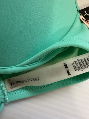 Victoria's Secret Swim Bikini Oberteil 38D Aqua Seafoam Teal - Bild 3 von 5