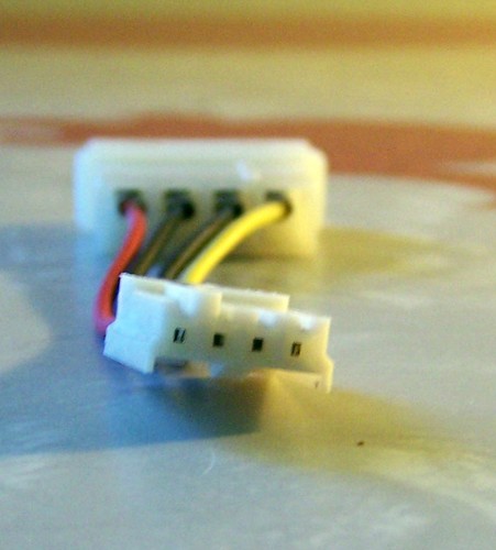 VINTAGE COMPUTER CONVERTER CABLE ADAPTER/CONVERTER - STANDARD TO MINI 4-WIRE NOS - Picture 3 of 4