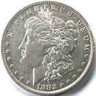 1882 O/S $1 Morgan Silver One Dollar New Orleans AU VAM 4