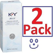K-Y KY Jelly Personal Lubricant 4oz ( 2 pack )  PHARMACY FRESH!