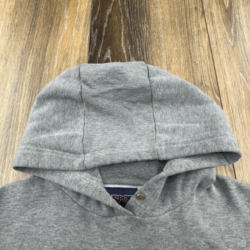 Vintage Whitewater Warhawks Hoodie Mens S Gray Sweatshirt UW University Student - Picture 5 of 11