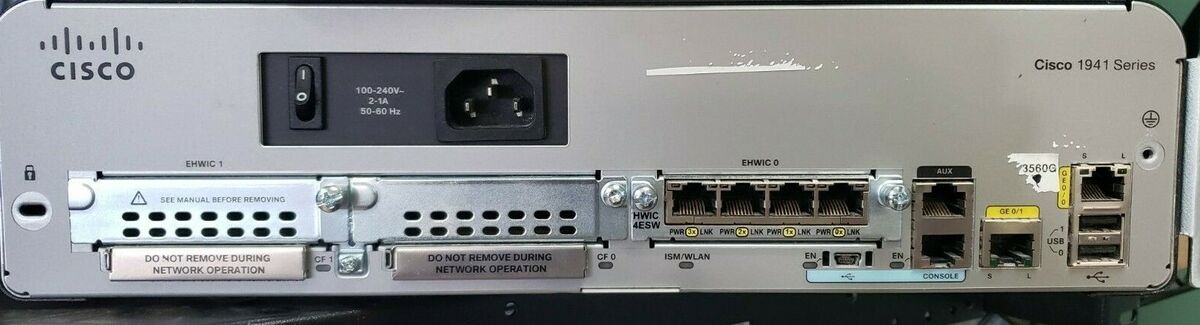 Cisco 1900 Series 1941 CISCO1941/K9 V05 Integrated Services Cisco 1900 Series 1941 CISCO1941/K9 V05 Integrated Services