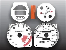 White Face Gauges for 1993-1997 Honda Civic del Sol