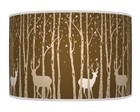 Trees Stag Deer Brown Handmade Lampshade Pendant Lamp Shade  #661
