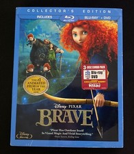 Brave (Blu-ray, 2012) Only DVD + Blu-ray Bonus Disc ** Uncompleted**