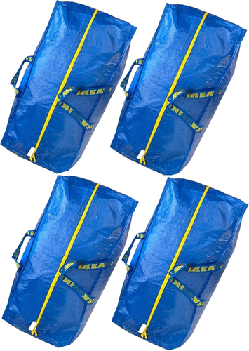 IKEA 901.491.48 Frakta Storage Bag, Blue, 4 Pack - Picture 12 of 12