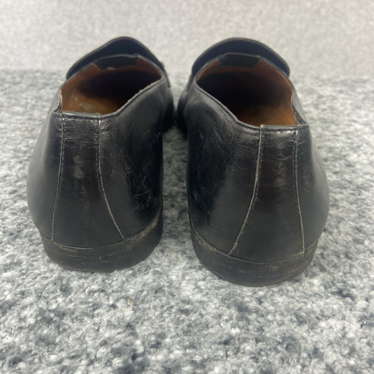 Salvatore Ferragamo Tassel Loafers 8.5 D Black Leather Slip Salvatore Ferragamo Tassel Loafers 8.5 D Black Leather Slip