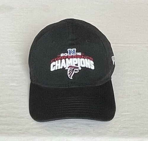 Atlanta Falcons 2016 Conference Champions Hat Cap Mens Black Strap Back NFC - Picture 8 of 17