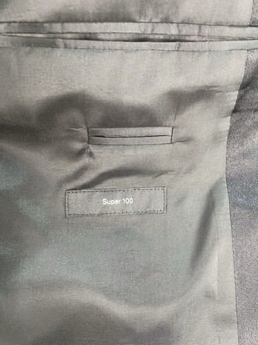 Hugo Boss Tuxedo 42 L Black Wool Designer Luxury Premium Jacket Pants Set 36x32 - Picture 11 of 24
