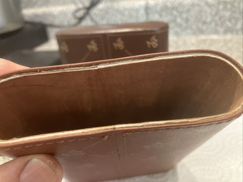 La Gloria Cubana Artesanos De Tabaqueres Four Finger Two Tone Cigar Travel Case - Picture 6 of 7