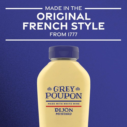 Grey Poupon Dijon Mustard, 10 Oz. Squeeze Bottle - Picture 8 of 11