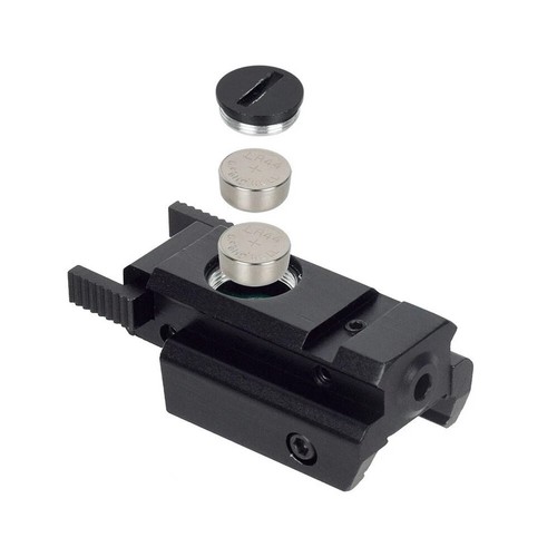 Red Dot Laser Sight Scope Low Profile Picatinny Rail For Rifle Handgun Hunting - Picture 8 of 11