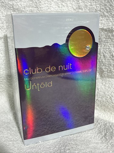 Armaf Club de Nuit UNTOLD 105ml/3,6oz Eau de Parfum Unisex Spray Neu Versiegelt
