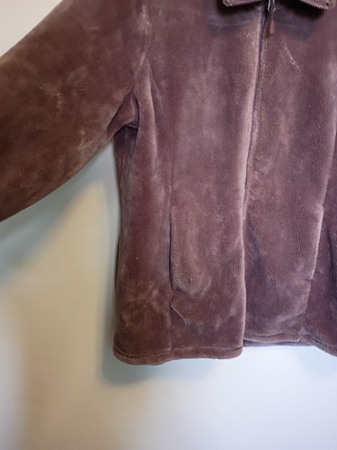 Damen 32 Grad Hitze Plüsch Fleece Kunstfell Jacke XL - Bild 7 von 13