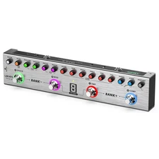 LEKATO Electric Bass Effects Pedal Multi Effects Compressor Recording Amp Mod 