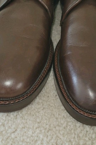 Eleventy Mens Derby Oxford Shoes Brown 44 - Imagen 18 de 21