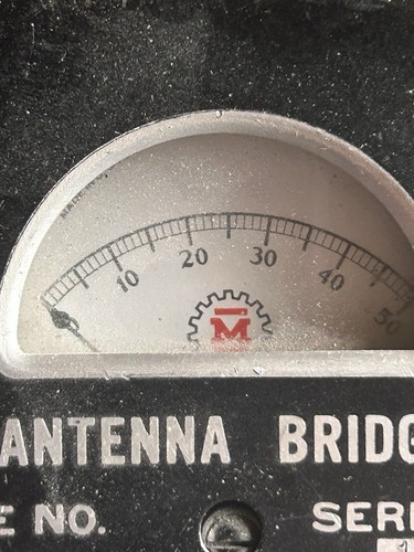 Vintage James Millen 90672 Ham Radio Antenna Bridge - Zdjęcie 3 z 16