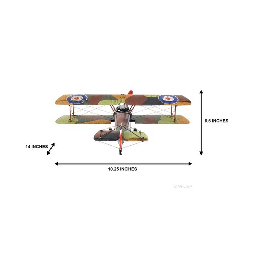 WWI Sopwith Camel 1916 British Biplane Fighter Model Handmade Aircraft Replica - Picture 14 of 20