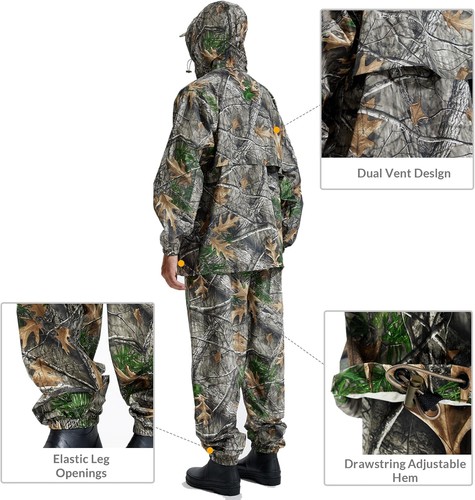 LOOGU Herren Regenanzug - Gear for Men X-Large, Loogu Super Tree Camo  - Bild 3 von 8