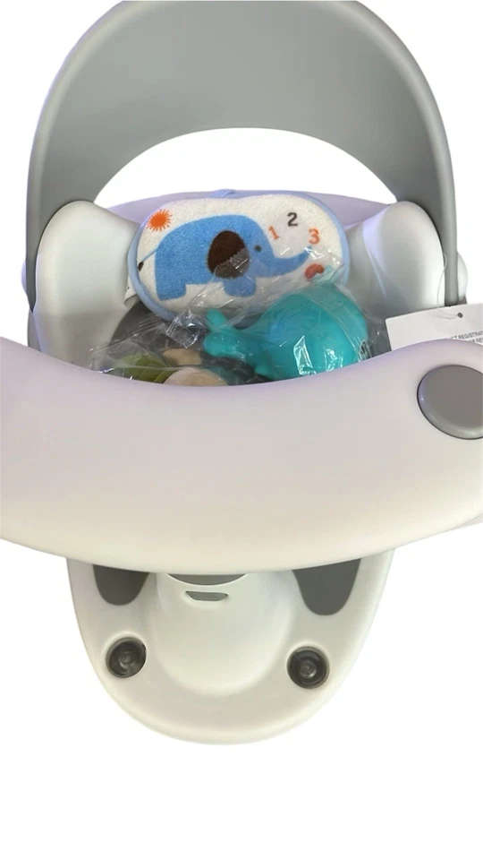 Asiento de baño para bebé Asiento de bañera para bebé Asiento de baño infantil para bebés 6 meses en adelante gris Foto 3 de 4