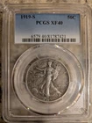 1919-S 50C PCGS XF40 - Walking Liberty Half Dollar - Scarce, Early Walker 666