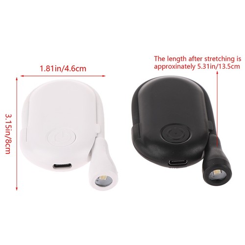 Mini LED Eye Protection Book Night Light Adjustable Clip 360° Flip Study Lamp - Afbeelding 3 van 14