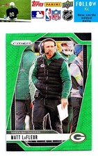 2024 Panini Prizm #108 Matt LaFleur Green Wave