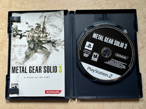 Metal Gear Solid 3 (Sony PlayStation 2, 2008) PS2 CIB Complete W/ Manual Tested - Picture 6 of 9