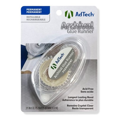 Adtech Scrapbooking Tape Archival Permanent Glue Runner For Paper Crafts