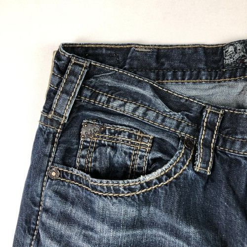 Silver Jeans Craig Mens 33x30 Blue Denim Bootcut - Picture 4 of 10