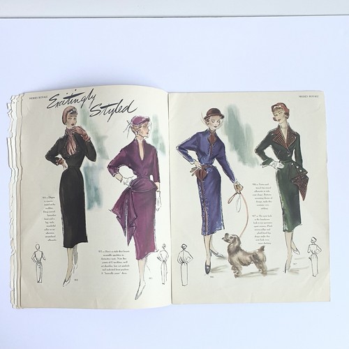 Lot of 3 Original Vintage 1950 Modes Royale Sewing Pattern Books - Bild 12 von 13