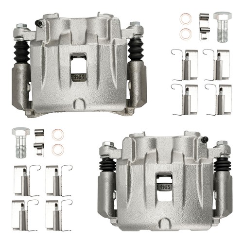 2 x Brake Calipers w/ Bracket for Jeep WJ Grand Cherokee 99-04 Front LH & RH - Picture 9 of 16