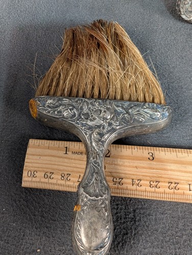 Antique R. WALLACE & SONS Sterling Silver Art Deco Vanity Brush Set - Picture 3 of 8