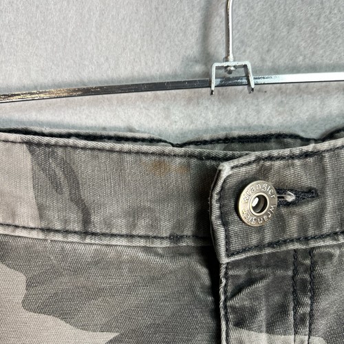 Wrangler Camo Cargo Pants Youth 16 Husky Gray Camouflage Kids - Picture 8 of 10