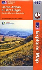 Cerne Abbas and Bere Regis, Blandford Fo... by Ordnance Survey Sheet map, folded