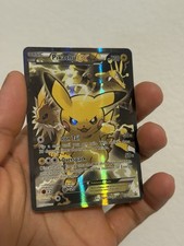 HP Pokémon Pikachu EX XY124 Black Star Promo 2016 Holo Card DMG-HP